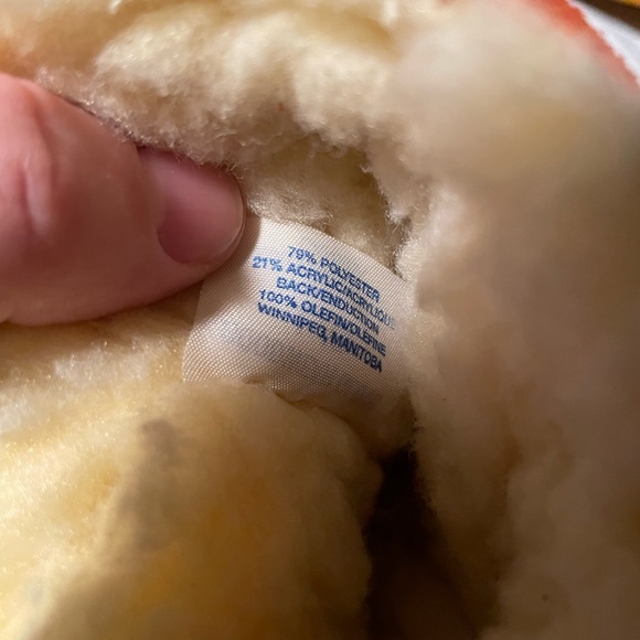 Vintage Goodwear Gloves Made in Canada - Lined Orange - Picture 5 of 5